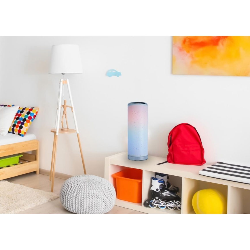 LED RGBW Himmennettävä pöytävalaisin LED/5W/230V + kauko-ohjaus