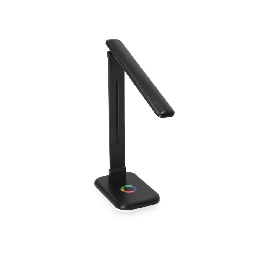 LED RGBW Himmennettävä pöytävalaisin NOBLITE LED/7W/5V 3000/4000/6500K musta