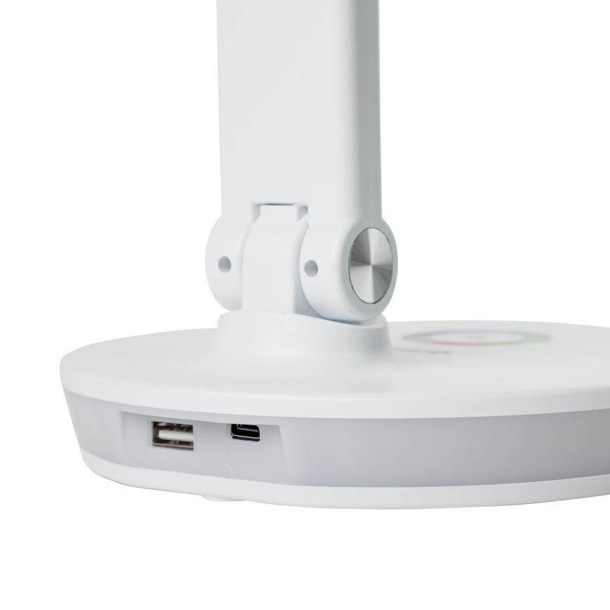 LED RGBW Himmennettävä pöytävalaisin virta pankki -toiminto LED/12W/5V 2800-6000K valkoinen
