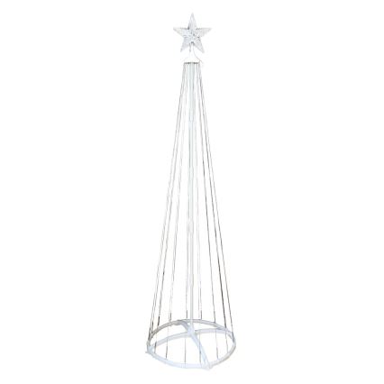 LED RGBW himmennettävä ulkokäyttöinen joulukoriste LED/4W/230V 180 cm IP44 joulukuusi + kaukosäädin