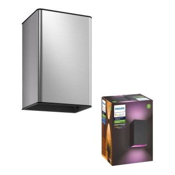 LED RGBW Himmennettävä ulkoseinävalaisin Hue RESONATE 2xLED/8W/230V 2000-6500K IP44