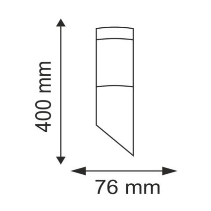 LED RGBW himmennettävä ulkoseinävalaisin LIVIA 1xE27/6,5W/230V 2700-6500K Wi-Fi IP44 hopea