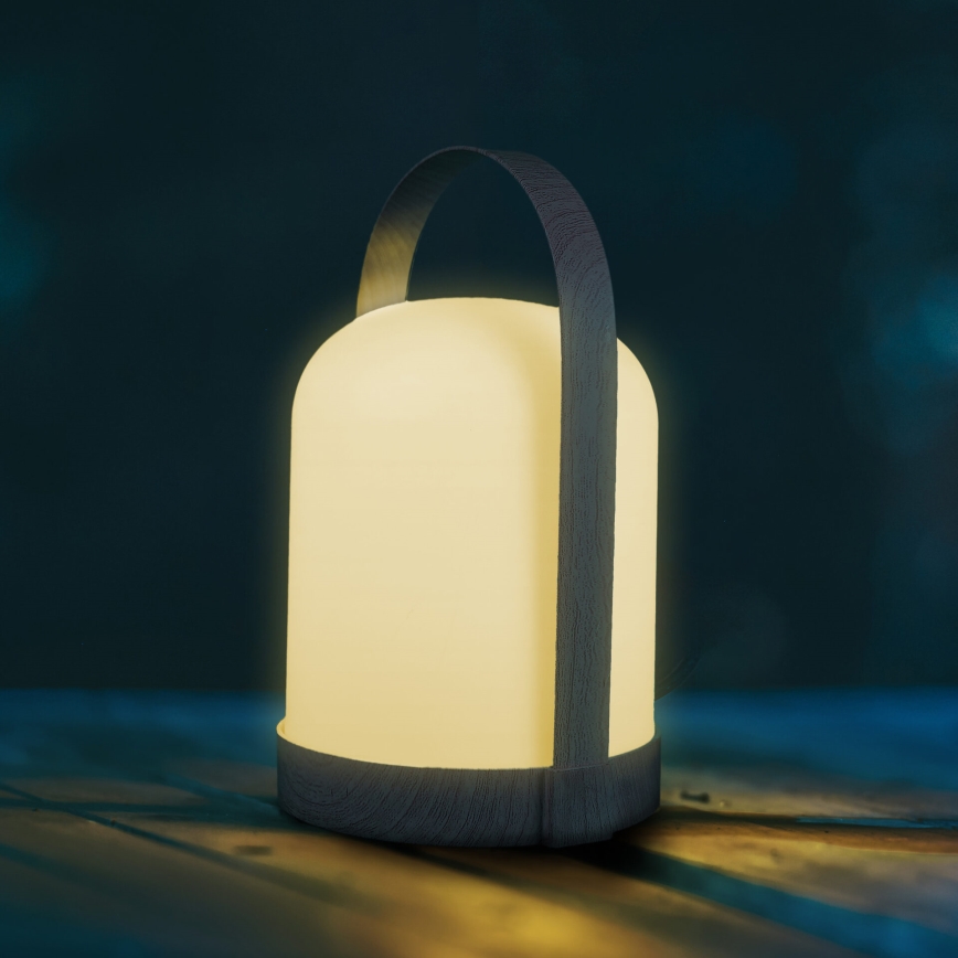 LED RGBW Koristeellinen pöytävalaisin MINORKA LED/0,3W/4,5V 3xAA