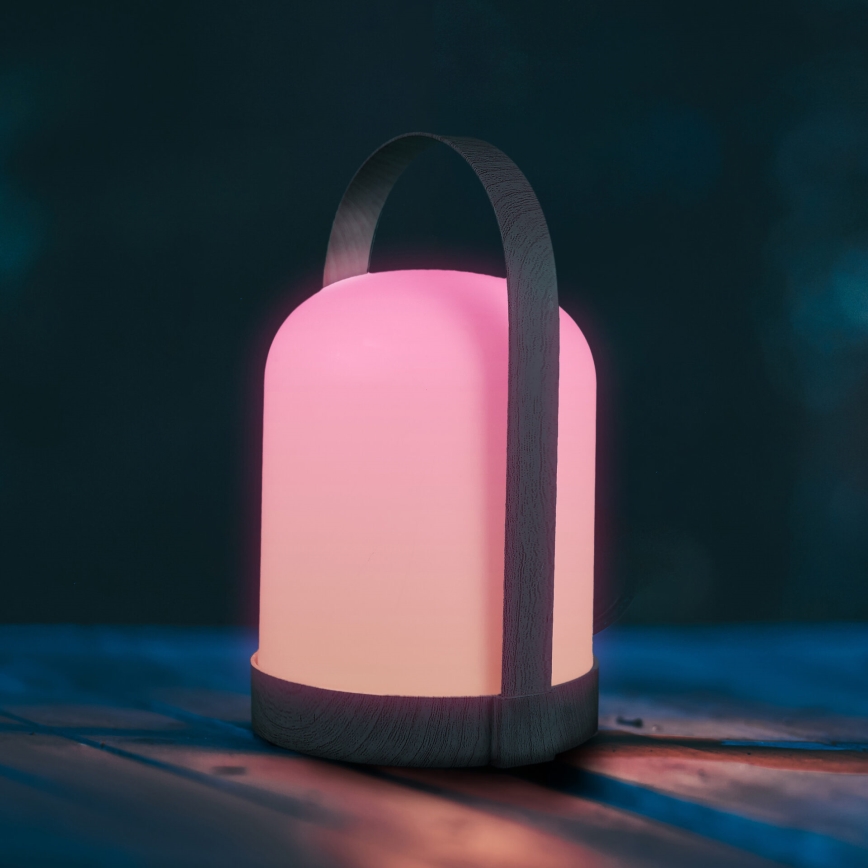 LED RGBW Koristeellinen pöytävalaisin MINORKA LED/0,3W/4,5V 3xAA