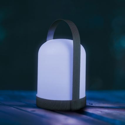 LED RGBW Koristeellinen pöytävalaisin MINORKA LED/0,3W/4,5V 3xAA