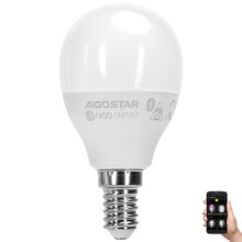 LED RGBW Polttimo G45 E14/4,9W/230V 2700-6500K - Aigostar