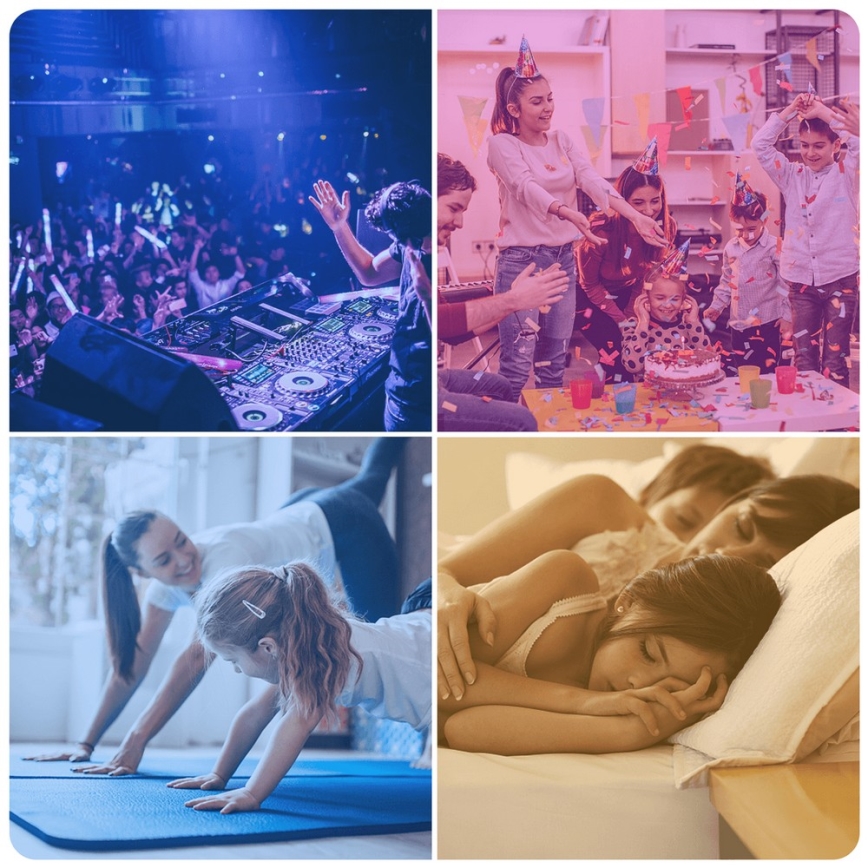 LED RGBW Himmennettävä polttimo G45 E14/4,9W/230V 2700-6500K - Aigostar