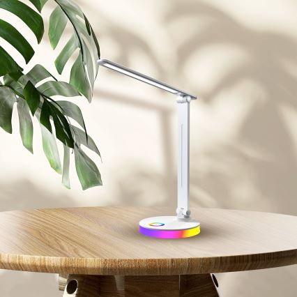 LED RGBW Pöytävalaisin BRUNO LED/5W/5V 3000/4500/6000K valkoinen