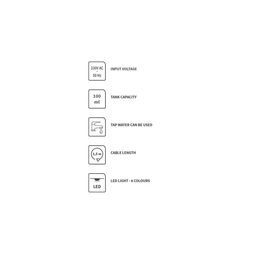 LED RGBW Tuoksudiffuuseri LED/8W/230V 100 ml pöllö