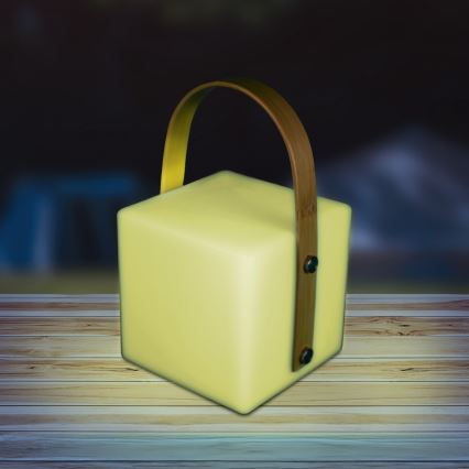 LED RGBW ulkovalaisin MAJORKA LED/0,5W/5V USB 1200 mAh IP44 valkoinen