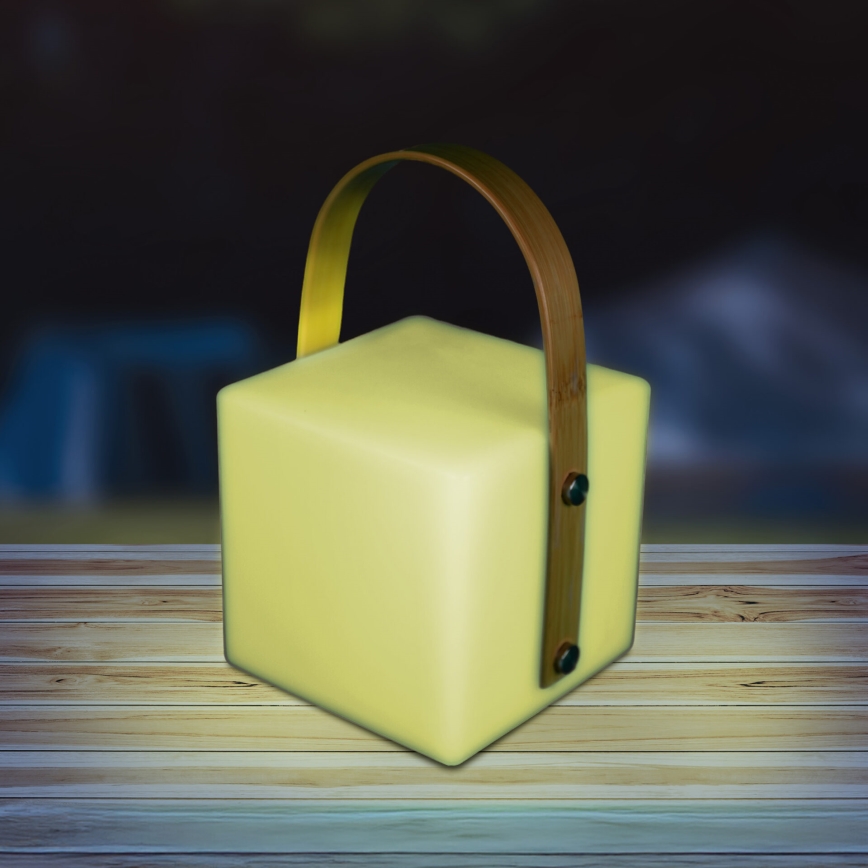 LED RGBW ulkovalaisin MAJORKA LED/0,5W/5V USB 1200 mAh IP44 valkoinen