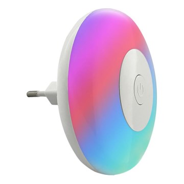 LED RGBW Yövalo LED/1W/230V valkoinen