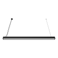 LED-riippu-/pintavalaisin 44W/230V 6000K 120 cm musta