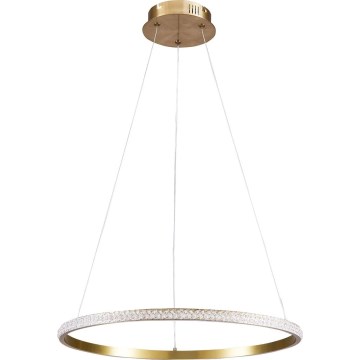 LED-riippuvalaisin DIANA LED/25W/230V 4000K Ø 50 cm kultainen