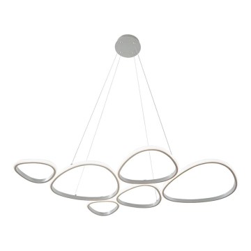 LED-riippuvalaisin HELIX kaapelilla LED/61W/230V, hopeanvärinen