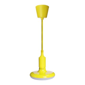 LED-riippuvalaisin johdolla 1xE27/15W/230V 6000K keltainen
