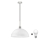 LED-riippuvalaisin johdolla 1xE27/60W/230V valkoinen/musta