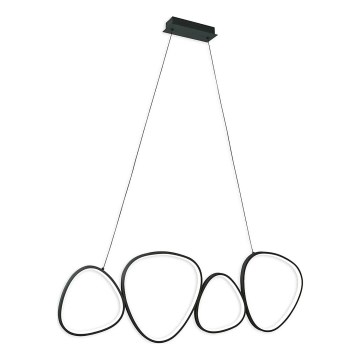 LED-riippuvalaisin johdolla PETRA LED/48W/230V 4000K musta