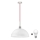 LED-riippuvalaisin kaapelilla 1xE27/60W/230V valkoinen/punainen