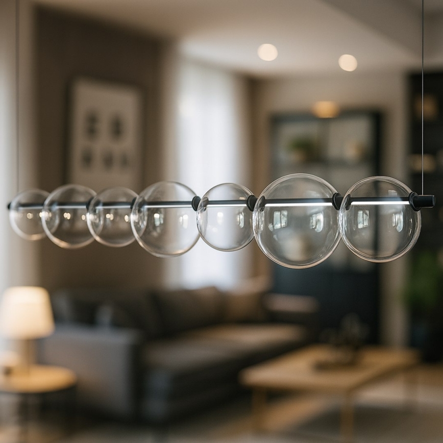 LED-riippuvalaisin kaapelilla ATOLA LED/19W/230V musta/kirkas