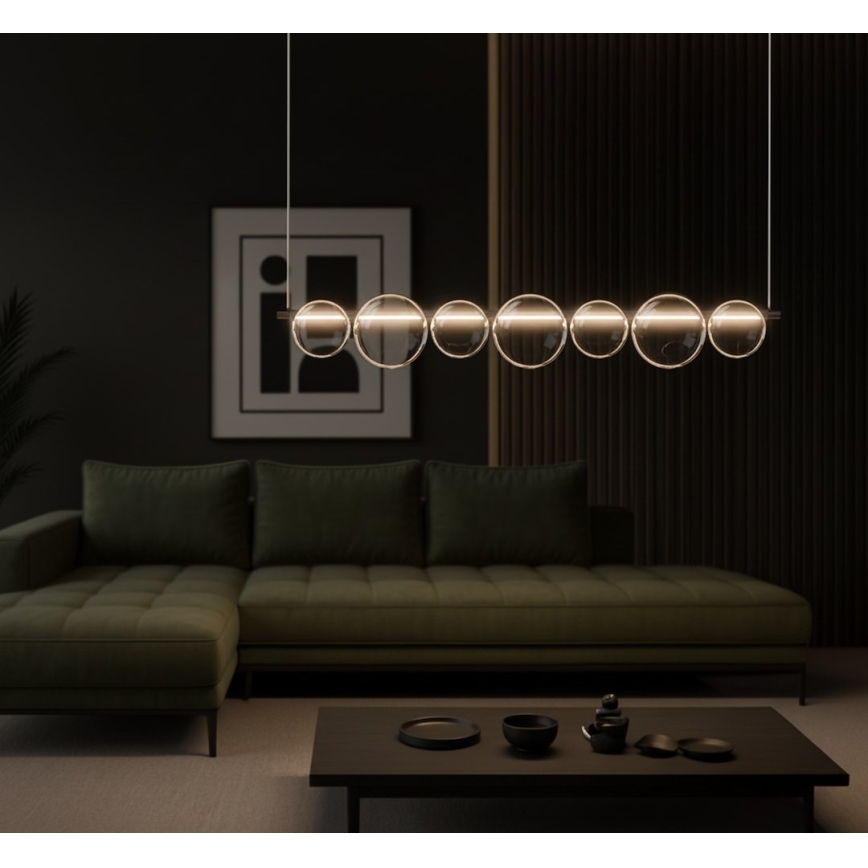 LED-riippuvalaisin kaapelilla ATOLA LED/19W/230V musta/kirkas