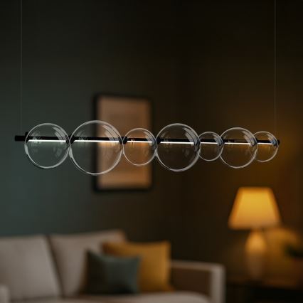 LED-riippuvalaisin kaapelilla ATOLA LED/19W/230V musta/kirkas