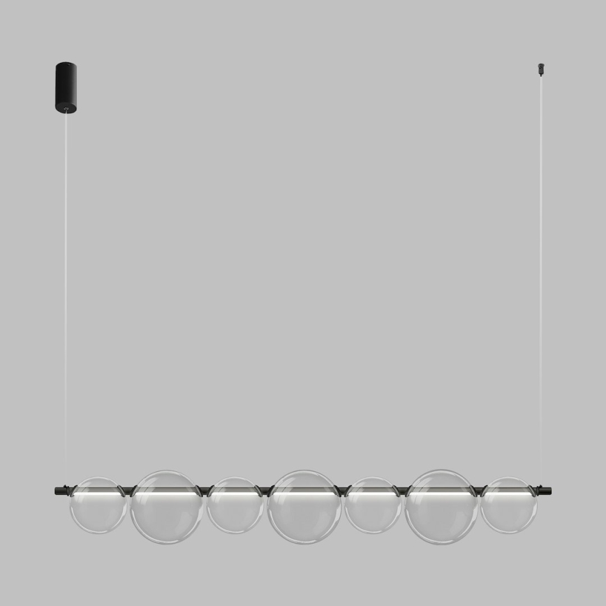 LED-riippuvalaisin kaapelilla ATOLA LED/19W/230V musta/kirkas