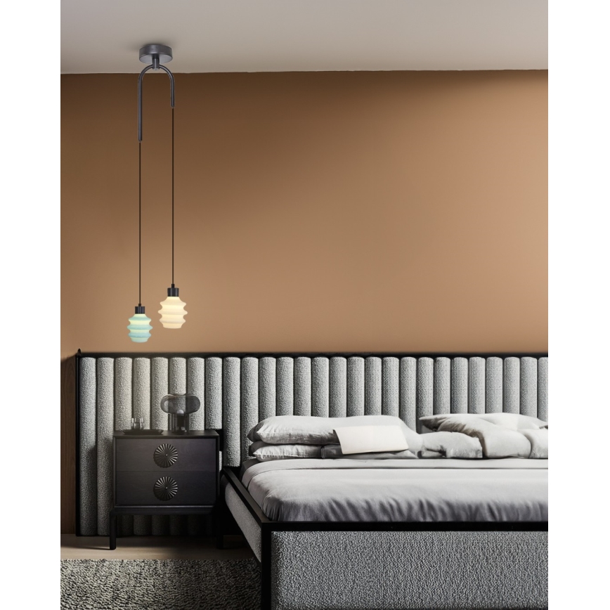 LED-riippuvalaisin kaapelilla CACTUS LED/6W/230V 3000K vihreä/valkoinen