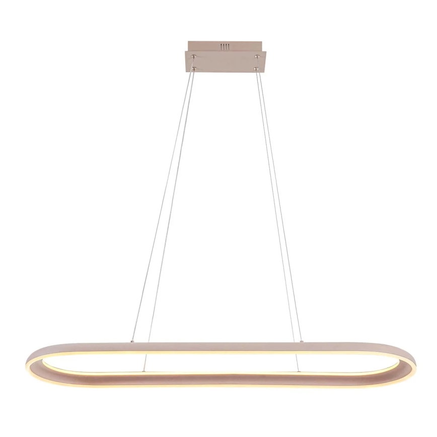 LED-riippuvalaisin kaapelilla CASHMERE LED/80W/230V 30x100 cm beige