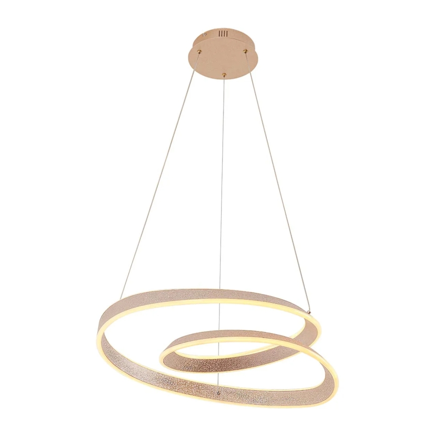 LED-riippuvalaisin kaapelilla GLOW LED/75W/230V 4000K halkaisija 60 cm kultainen