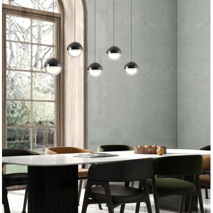 LED-riippuvalaisin kaapelilla ZIREA LED/30W/230V musta