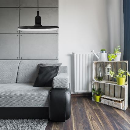 LED-riippuvalaisin KIKI 1xE27/10W/230V musta