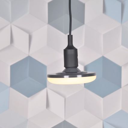 LED-riippuvalaisin KIKI 1xE27/10W/230V musta