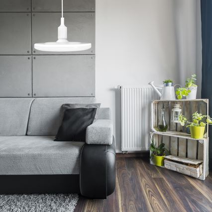 LED-riippuvalaisin KIKI 1xE27/10W/230V valkoinen