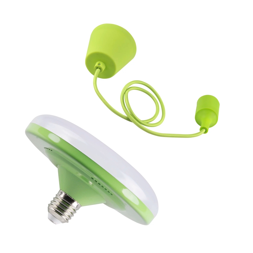 LED-riippuvalaisin KIKI 1xE27/10W/230V vihreä