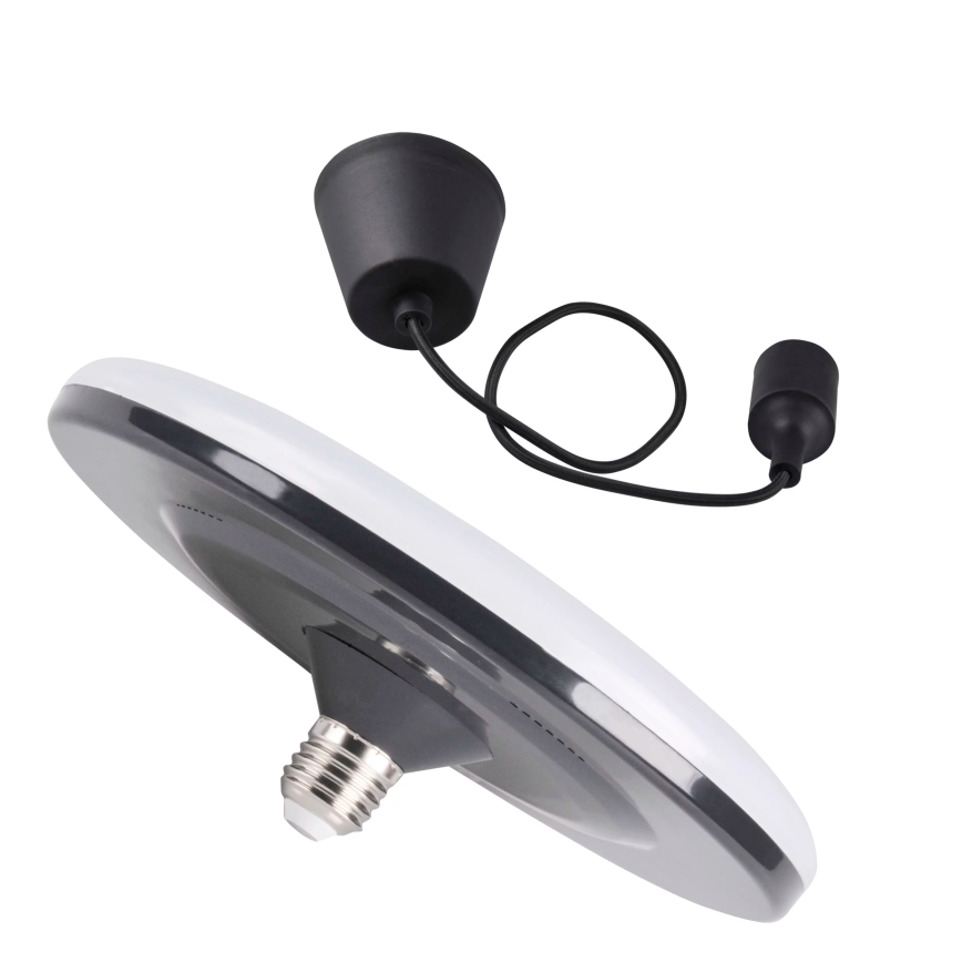 LED-riippuvalaisin KIKI 1xE27/15W/230V musta