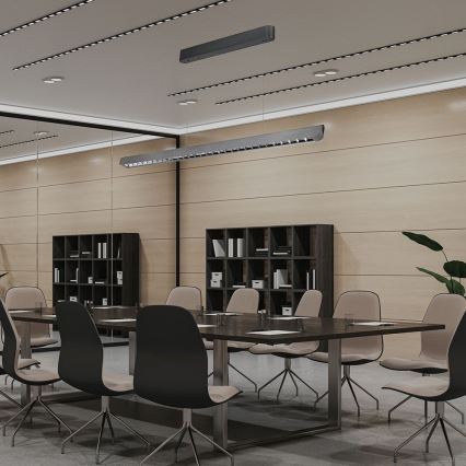 LED-riippuvalaisin johdolla LED/36W/230V 3000/4000/6400K antrasiitti