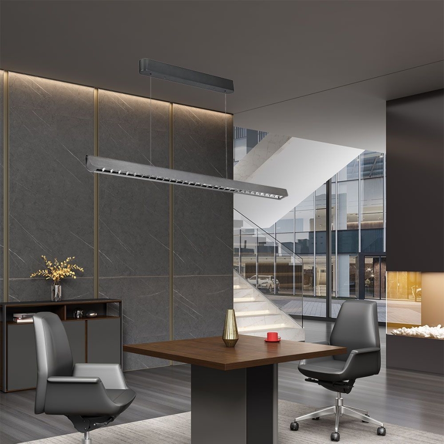 LED-riippuvalaisin johdolla LED/36W/230V 3000/4000/6400K antrasiitti