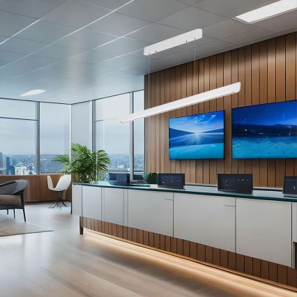 LED-riippuvalaisin johdolla LED/36W/230V 3000/4000/6400K valkoinen