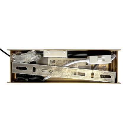 LED-riippuvalaisin lankaripustuksella LINEA LED/36W/230V 3000/4000/5700K CRI 90 kullanvärinen
