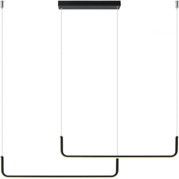 LED-riippuvalaisin MALAWI vaijerilla 2xLED/20W/230V 3000/4000/6000K musta