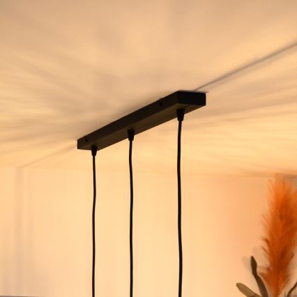 LED-riippuvalaisin köydellä MERCURE 3xE27/15W/230V