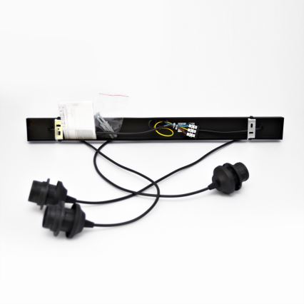 LED-riippuvalaisin köydellä MERCURE 3xE27/15W/230V