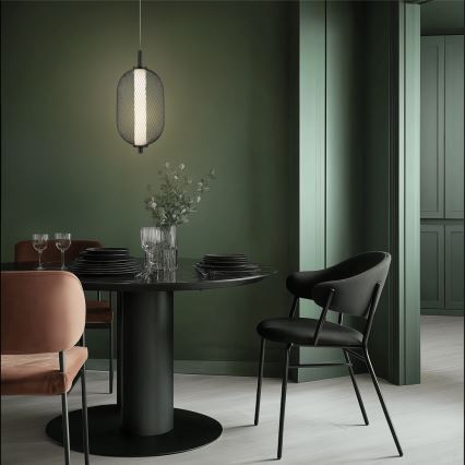 LED-riippuvalaisin PUMA LED/10W/230V pr. 15 cm musta