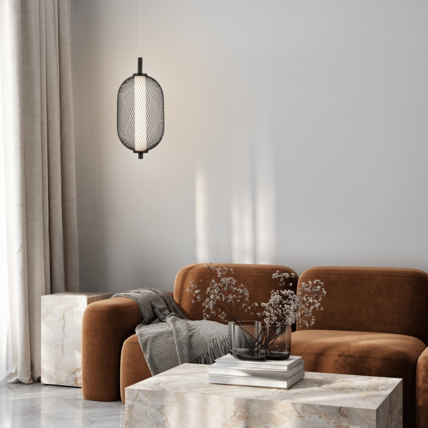 LED-riippuvalaisin PUMA LED/10W/230V pr. 15 cm musta