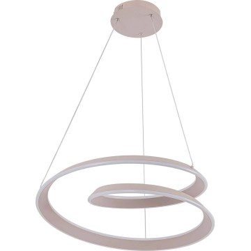 LED-riippuvalaisin ripustuskaapelilla CASHMERE LED/75W/230V, halkaisija 60 cm, valkoinen