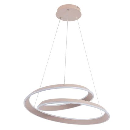 LED-riippuvalaisin ripustuskaapelilla CASHMERE LED/75W/230V, halkaisija 60 cm, valkoinen