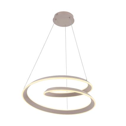 LED-riippuvalaisin ripustuskaapelilla CASHMERE LED/75W/230V, halkaisija 60 cm, valkoinen