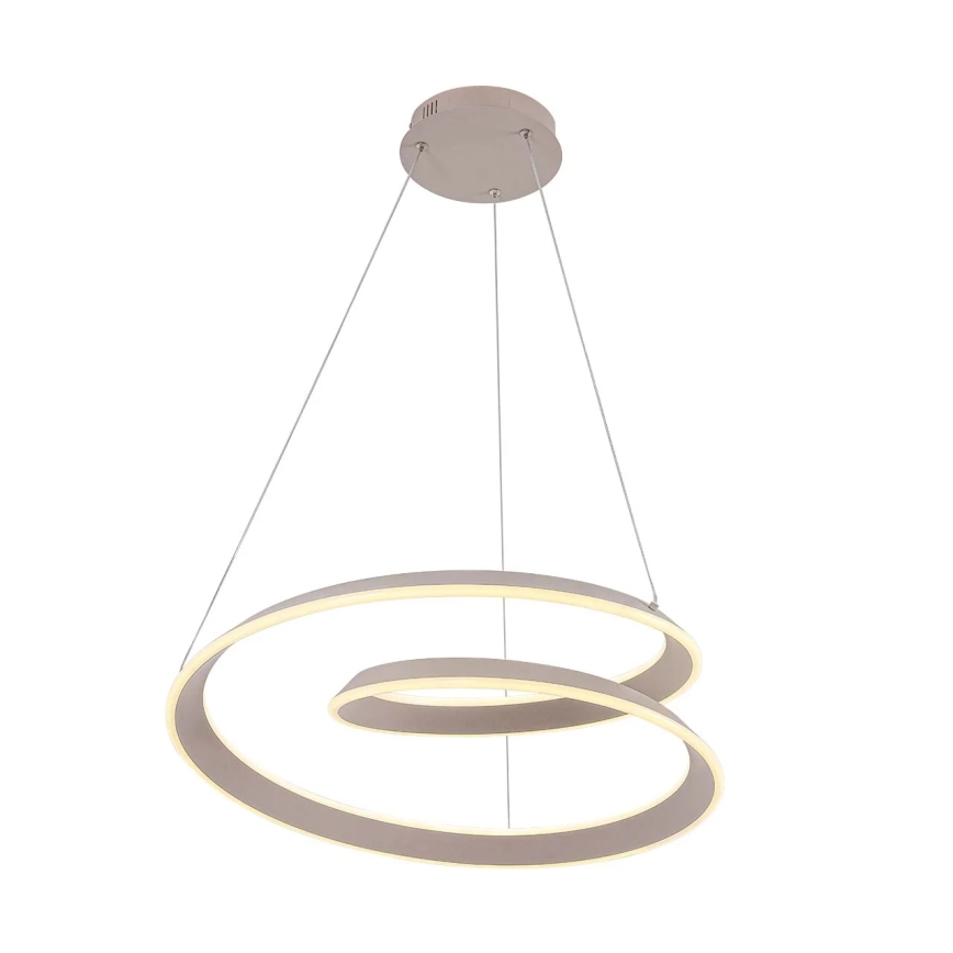 LED-riippuvalaisin ripustuskaapelilla CASHMERE LED/75W/230V, halkaisija 60 cm, valkoinen