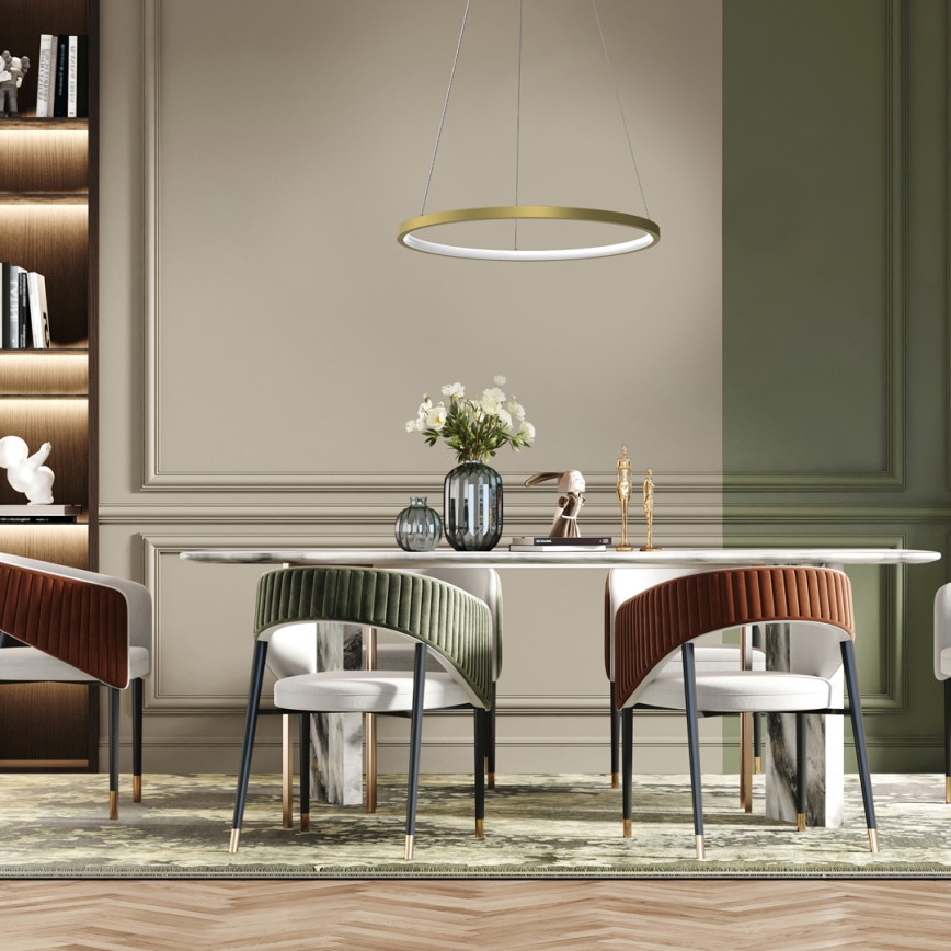 LED-riippuvalaisin ROTONDA LED/27W/230V kulta